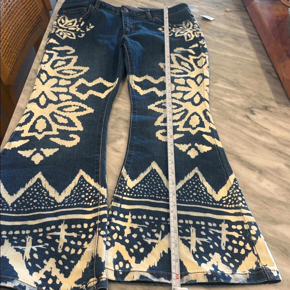 Free People Movement by Free People Floral Flare Jeans - Picture 8 of 8